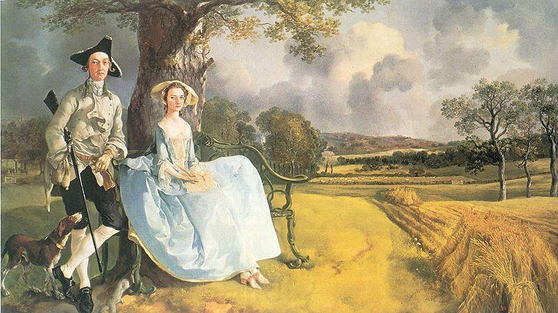 Thomas Gainsborough Portrat von Mr und Mrs Andrews Norge oil painting art